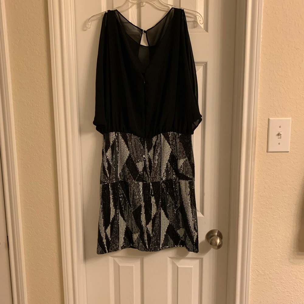 🔥 Hot Buy 🔥Woman Formal Sheer Top W/ Sequins Bottom